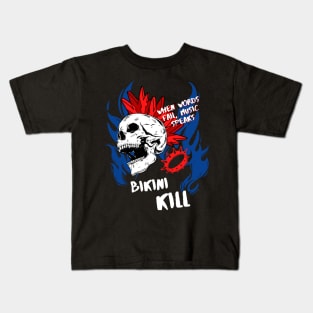 bikini kill ll music speaks Kids T-Shirt